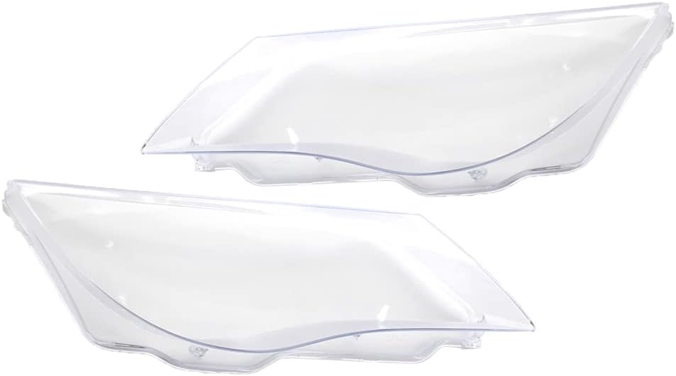 Cnthan7 Left & Right Clear Headlight Lens Cover Headlamp Shell Replacement for BMW 6 Series E63 E64 M6 2008 2009 2010