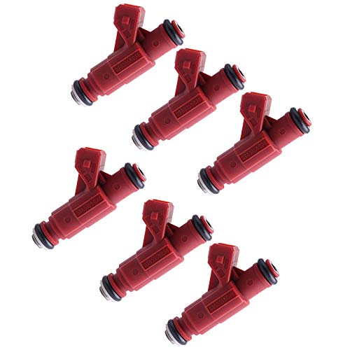 Fuel Injectors Parts,ROADFAR 4 Hole Engine Fuel Injector Kits Fit for 2002 2003 2004 Mercury Mountaineer 2001 2002 2003 Ford Explorer 4.0L 0280156028,Set of 6