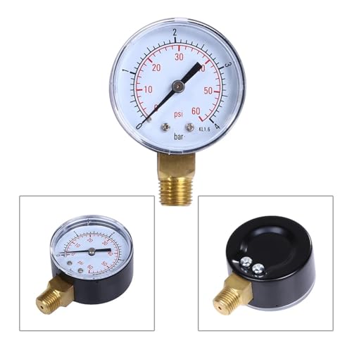 Manomètre hydraulique pour pompe à eau de natation et aquarium