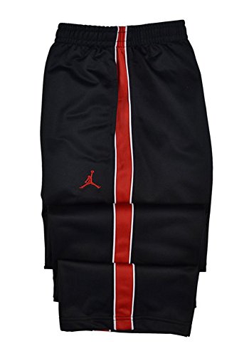 Jordan Boys Nike Jumpman Athletic Training Pants-Black/Red-Large
