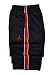 NIKE Jordan Boys Jumpman Athletic Training Pants-Black/Red/White (Large)