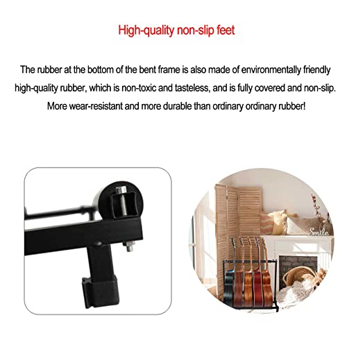 VEDUSA Multi-Stand – Floor Stand pour 5 Guitares ou Basses – Compatible avec Les Guitares Électriques et Basses… - Les Beatles, Paul McCartney, John Lennon, RIngo Starr, George Harrison VEDUSA Multi-Stand - Floor Stand pour 5 Guitares ou Basses - Compatible avec Les Guitares Électriques et Basses… – Image 5