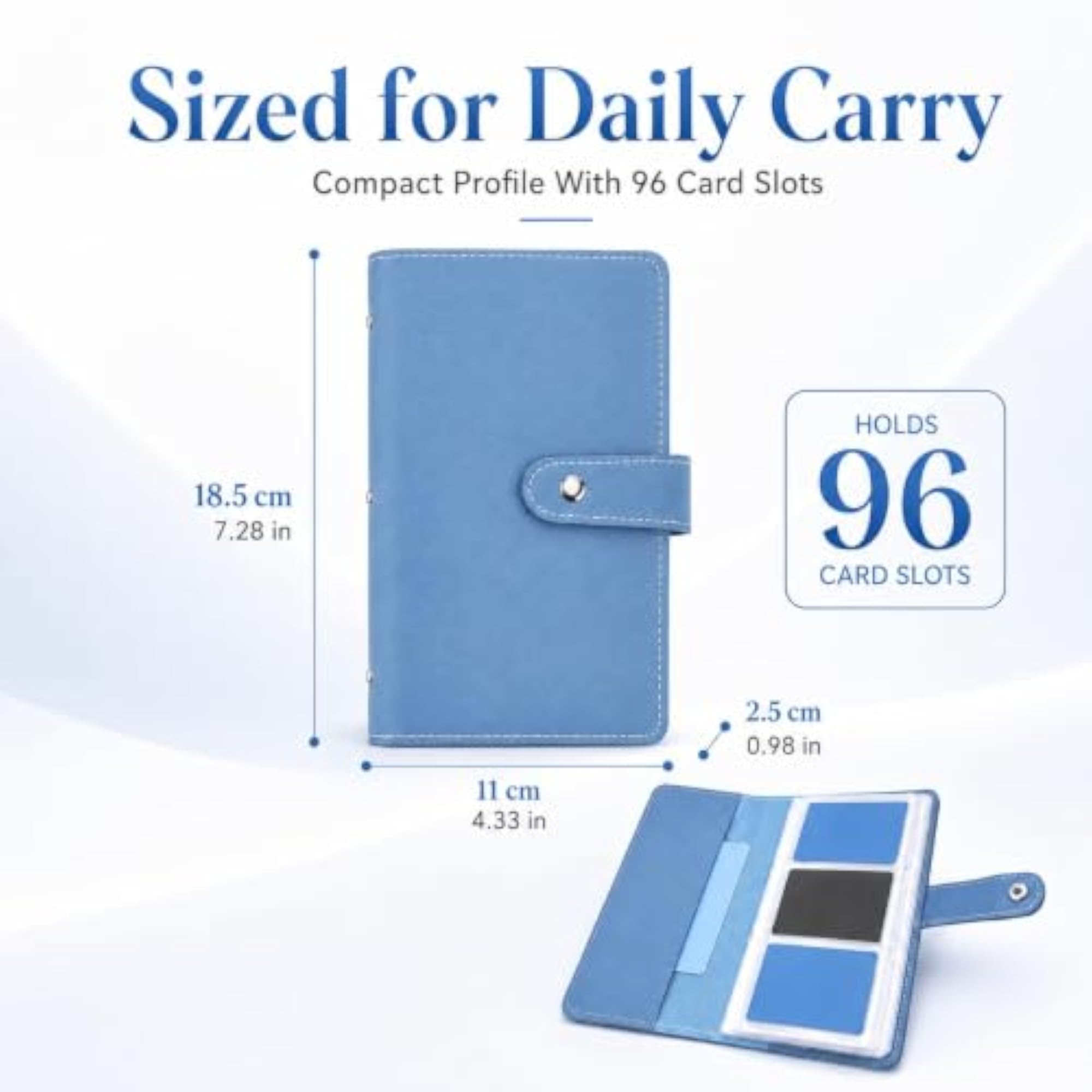 Visiting Card Holder Book, 96 Slots Blocking
