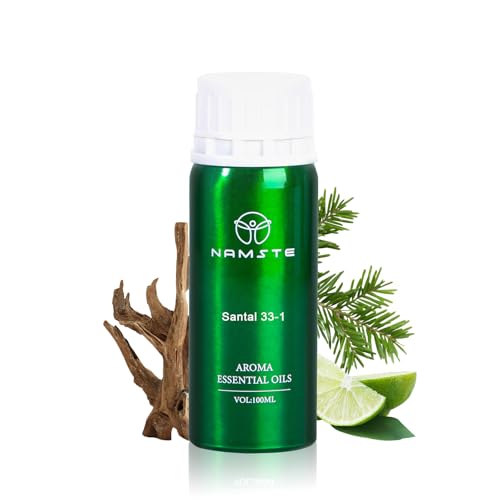 Lista de Difusores de aceite perfumado más recomendados. 49 NAMSTE | Madera-Serie Santal-33-1 Esencias Para Difusor, 100ml Santal-33-1 Aceites Esenciales Para Difusor 100% Puro, Sin Agua y Totalmente Natural para SPA Hogar Oficina (Con...