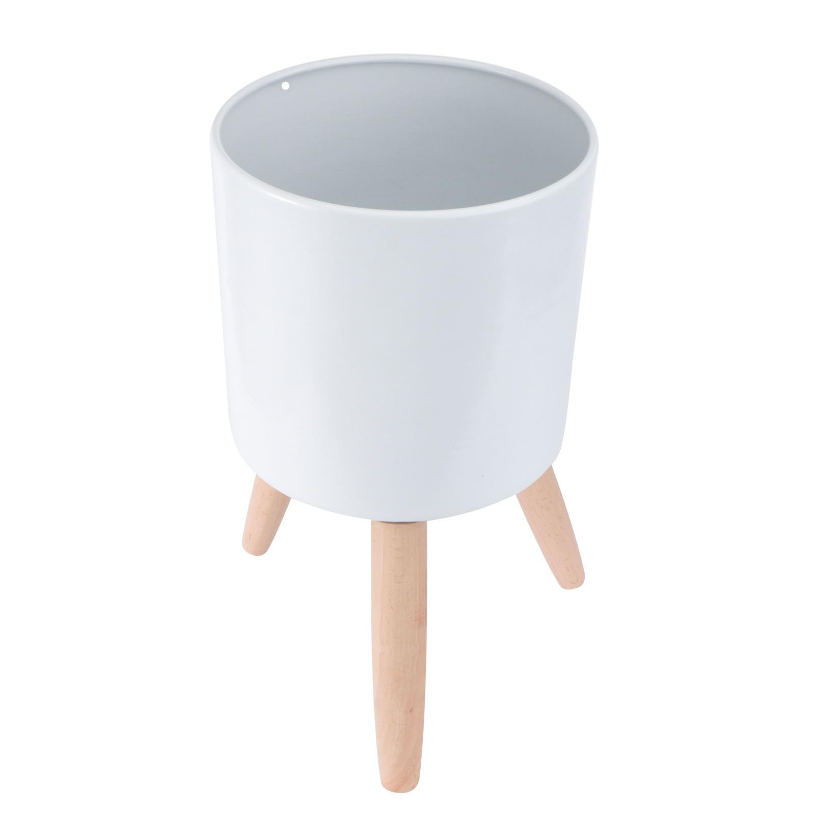 Jardinière en fer blanc pour balcon minimaliste et aménagement de jardin extérieur