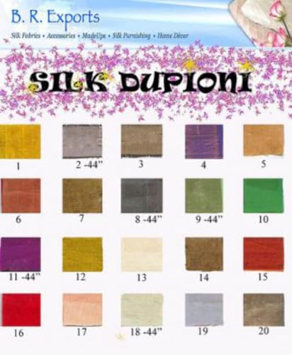 Nuancier Dupioni en soie : evitez les erreurs de couleur tissu