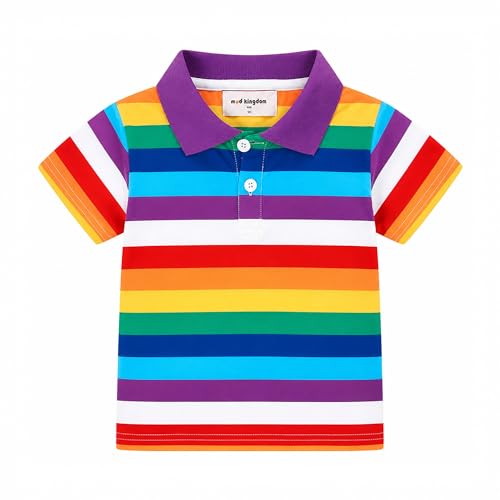 Image of Mud Kingdom Boys Polo Shirt Short Sleeve School Uniform Pique Polo Summer