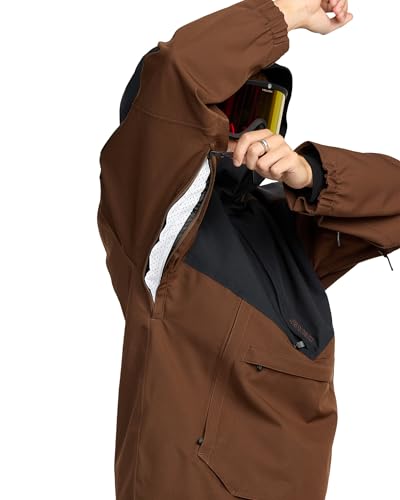 Image of Volcom Men's Brighton Pullover Anarok Hooded Snowboard Jacket
