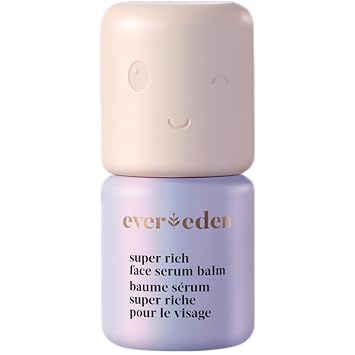 Evereden Super Rich Hydrating Face Serum Balm Clean & Vegan, Soothing & Nourishing Moisturizer Stick for Harsh, Cold Climates - With Syberian Chaga, Ceramides, Seaberry Seed Oil