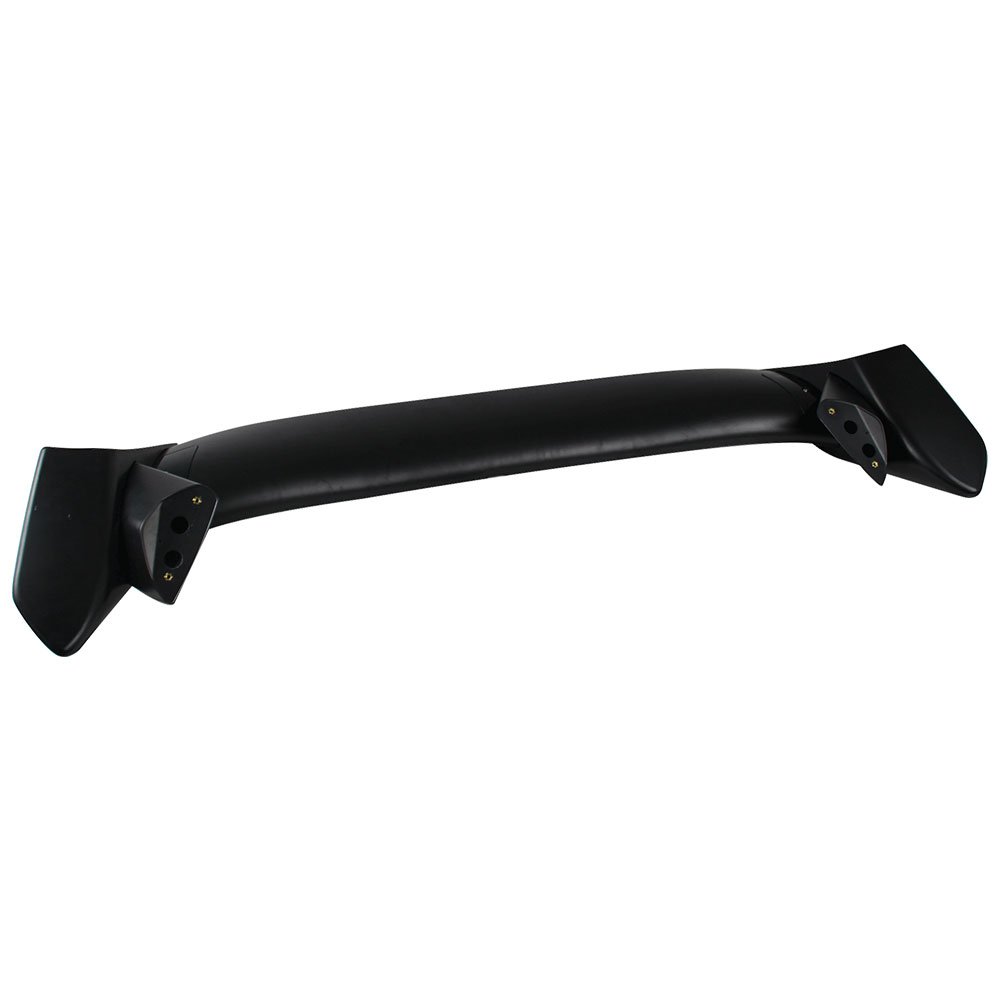 IKON MOTORSPORTS, Trunk Spoiler Compatible with 2016-2020 Honda Civic 2Dr Coupe, TR Style Painted #NH731P Crystal Black Pearl ABS Rear Wing Lid, 2017 2018 2019