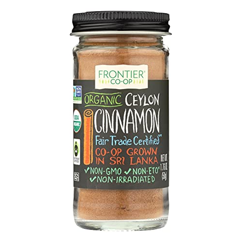 Frontier Herb Cinnamon - Organic - Fair Trade Certified - Ground - Ceylon - 1.76 oz