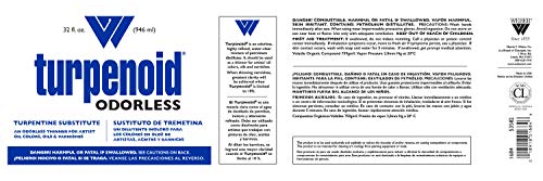 Weber 1684 Odorless Turpenoid, Artist Paint Thinner And Cleaner thumb #1