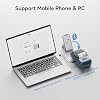 NIIMBOT M2 Thermal Transfer 2Inch Bluetooth Label Maker with White Cable Label Tape for Office Small Business School Home Cable Storage, Compatible with Phones & PC
