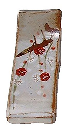 京焼・清水焼 箸置5個SET 四季草花(しきそうか) 俊山 HSS345