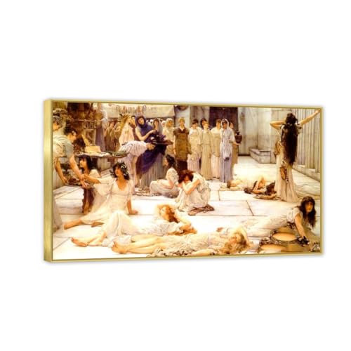 Reproduction de peinture à l'huile Les Femmes d'Amphissa toile luxe