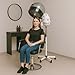PayLessHere Hooded Hair Steamer Dryer with Adjustable Rolling Stand, Professional Bonnet Hair Care Equipment for Styling, Conditioning, and Color Treatment, for Salon or Home Use (620 watts)