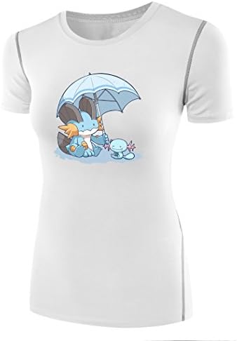 Sysuer Lady Japanese Anime Pokemon Swampert Wooper Under Wear Tshirt Tees