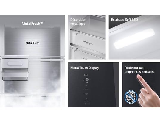 LG Congélateur armoire GFM61MCCSD
