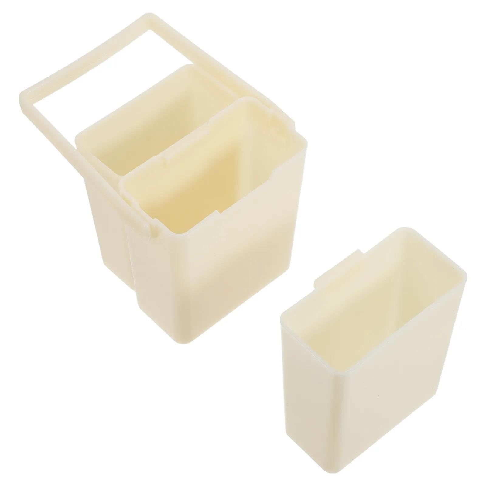 Secchio for lavaggio spazzole in plastica da 2 pezzi