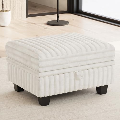 Belffin Corduroy Fabric Loveseat Module for Modular Sectional Couch for Living Room 2 Seater Modular with Storage Beige Couch Beige 2-seater