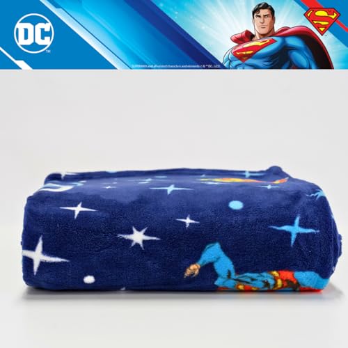 Image of Franco Collectibles Superman DC Comics Krypto Dog Bedding Super Soft Cozy Plush Throw, 60 in x 70 in, (Officially Licensed Product)