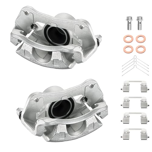 Image of BDFHYK 19-B2916 19-B2917 Front Disc Brake Caliper Assembly Compatible with Acura ILX 2013-2015 2.4L L4, Compatible with Honda Civic 2012-2015 CR-V 2005-2006 2.4L L4, Gas 2pcs
