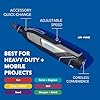 Dremel 8240 Cordless Rotary Tool 12V 2Ah Lithium-ion Battery, Multitool Kit with 5 Accessories, Variable Speed 5.000-35.000 RPM and Quick Charge Time