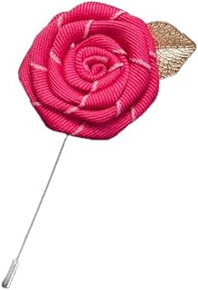 NMBVFC 9cm 4/8pcs Rosa Boutonniere Pin, 13 Color de la Solapa de Flores, Accesorio de Bodas, Traje para Hombres Boutonniere, Eventos Formales, Regalos para él