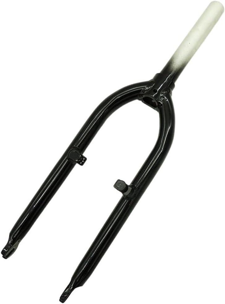 Suspension Fork 20 Inch, Bicycle Fork, 20 Inch Aluminum Fork Folding Bike V Brake Fork Top Tube 28.6 MM * 170 MM(black)