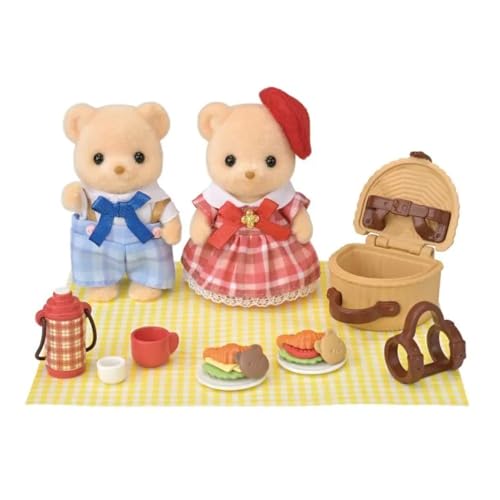 5852 Set Pique nique Sylvanian Families Biscuit Bear frère et sœur - vue 6