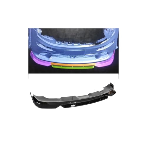 MUNALP 3 Pieces Front Lip for Jeep Grand Cherokee SRT/Srt8 12-16 Add-0n Front Bumper Spoiler Diffuser Splitter ABS Plastic (Glossy Black)