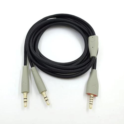 Alphatec MMX100 Replacement Cable, Compatible with Beyerdynamic MMX100 gaming headset, 3.5mm Headsets Aux Cord, 6.6 Ft (2 meters), Black