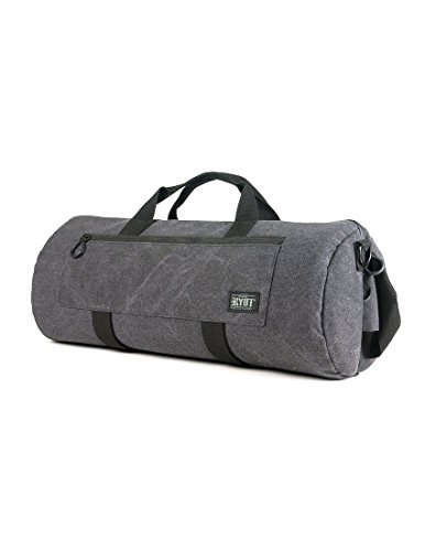 RYOT Pro-Duffle Carbon Series with SmellSafe and Lockable Technology in Black (16 Inch)