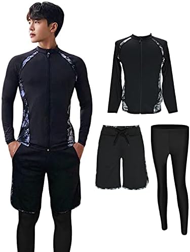 Amazon Solis Shop ラッシュガード メンズ 3点セット 海パン レギンス おしゃれ 水着 オーバーウェア 通販