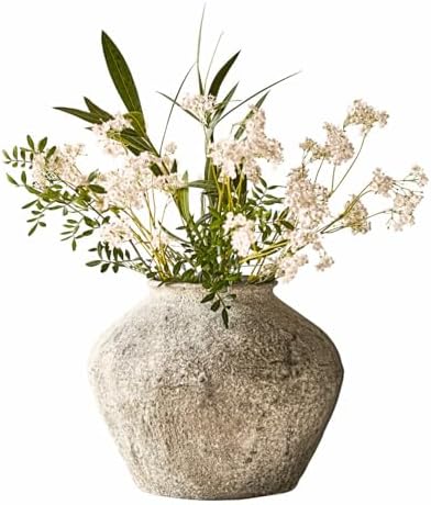 Loberon Vase Champs - Kunststein - Zimmer Deko für Trockenblumen ...