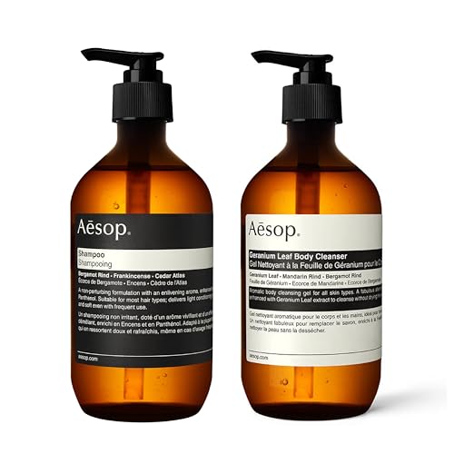 Aesop Geranium Leaf Body Cleanser and Shampoo | Paraben, Cruelty-free & Vegan | 16.9 oz