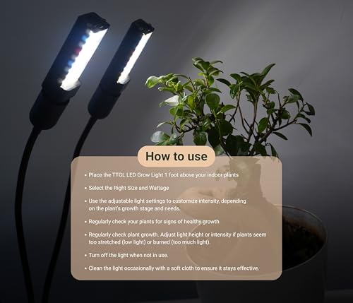 Image of Chipku TTGL-20 Watt Plant Grow Light Tube for Indoor Plants| Ideal for Small Plants Hydroponics Greenhouse | Artificial Sunlight for Indoor Plants| (TTGL-20 Watt)