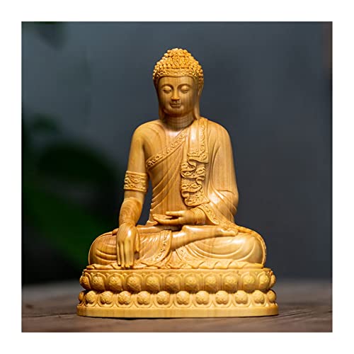 Bouddha Shakyamuni 10CM KZTHGNS : Statuette Décorative et Ornement de Collection