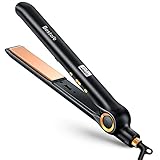 ヘアアイロン 【2025年最新2wayモデル・ストレート＆カール両用】 ストレートアイロン 24mmプレート マイナスイオン 80℃～230℃温度調整 LCD液晶モニター表示 ワンタッチロック 軽量 コンパクト設計 ヘアストレートナー プロ仕様 初心者向け 男女兼用 (ブラック)