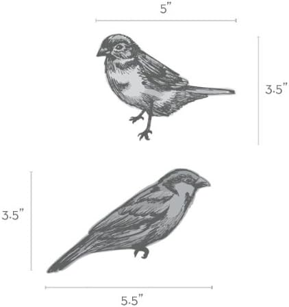 Birds Peel & Stick Fabric Repositionable Stickers