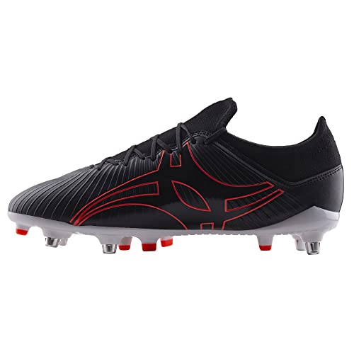 Gilbert Kaizen X 3.1 Pace 6 Stud Rugby Boots Black, Orange #TOP1