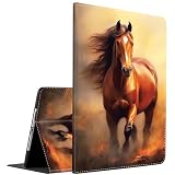 Case for Samsung Galaxy Tab S11 11 Inch 2025(SM-X730/SM-X736B),Slim Fit Foldable Standing Cover Case with Auto Sleep/Wake for Galaxy Tab S11 11" Tablet ,Wild Horse