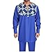 African Men‘s Clothing Fashion Suit Two Pieces Set Dashiki Outfit Top Pant Tracksuit TR2-V63 Large