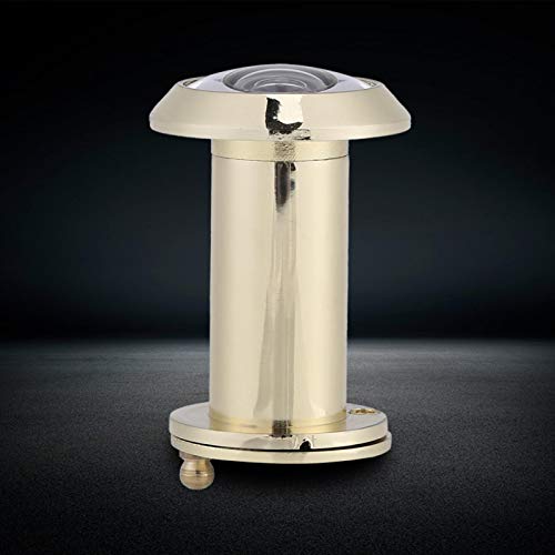 Home Security Optical Glass Wide Angle Door Viewer Copper Door Scope Viewer High Technology Door Viewer With A Lid(Gold) #TOP5