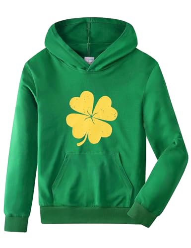 COSLAND Boys Hoodies Solid and Holiday Sweatshirt Kids Cotton Long Sleeve Hooded, X-Small-Large