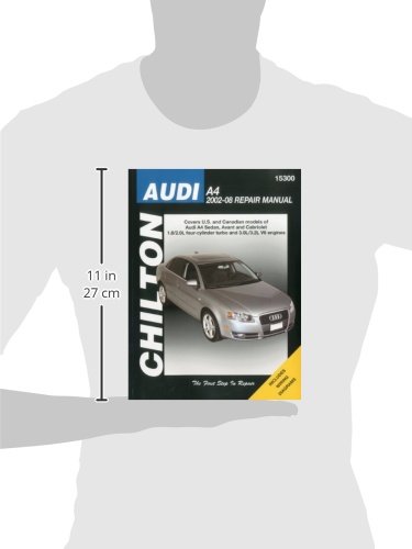 Chilton Audi A4 Repair Manual Dimensions