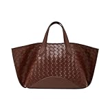 Si vous ne portez pas de vêtements épais comme un manteau ou un pull, sa large bandoulière permet de la porter facilement à l'épaule. Son style cabas rétro, associé à une anse originale, est simple, décontracté, élégant et stylé, idéal pour les voyages, le shopping et les vacances à la plage.