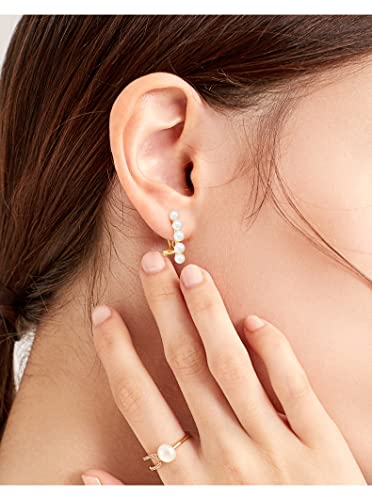 Moepapa Pearl Clip On Earrings Non Pierced Clip Earrings Cuff Jewelry For Women #TOP3