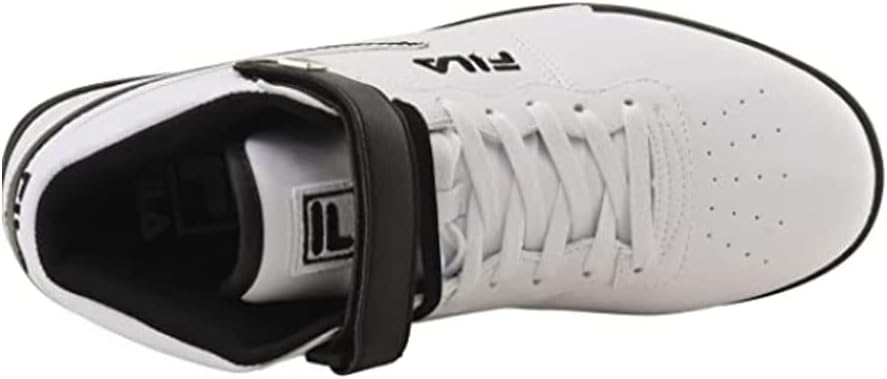 Fila Men's Everyday Sport Athletic Casual High-top Vulc 13 Mid Lace Up Sneaker Shoes 9.5 White/Black