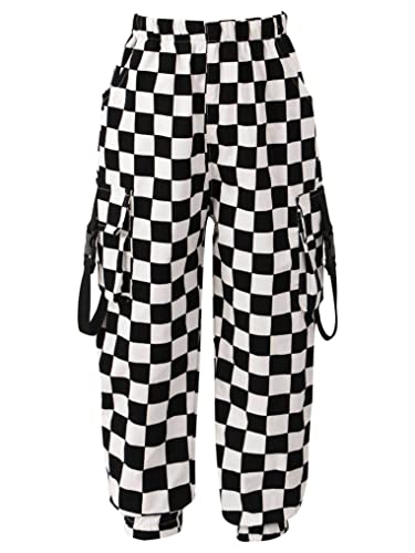 Kids Girls Jogger Cargo Pants Loose Casual Baggy Sweatpants Jazz Hip Hop Street Dance Performance Trousers